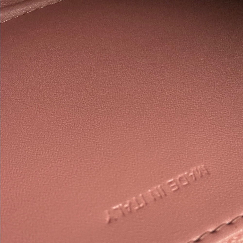 Celine Blush Leather Wallet with Gold Accent - Picture 6 of 8